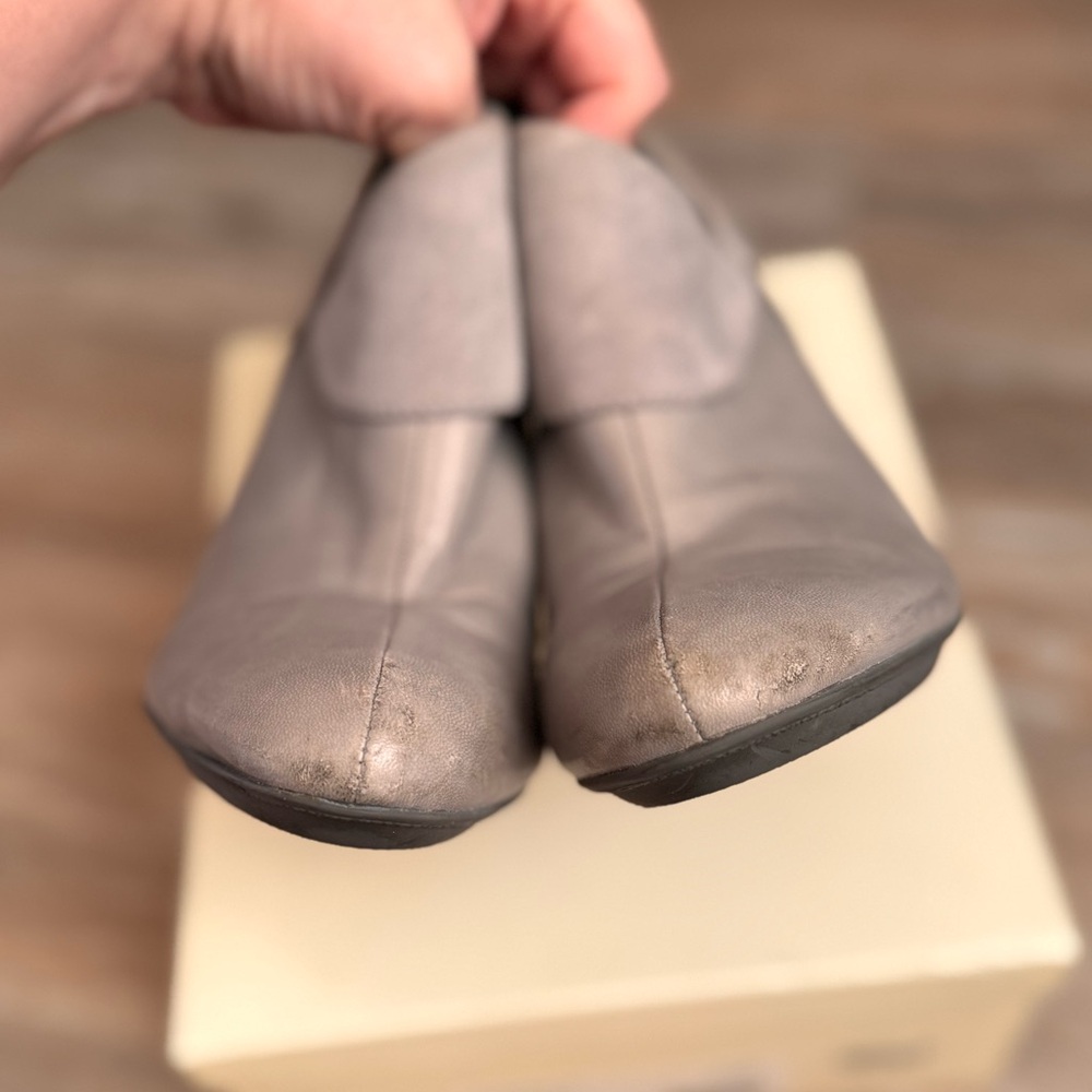 COACH Annika Soft Leather Bootie Heels - Picture 9 of 14
